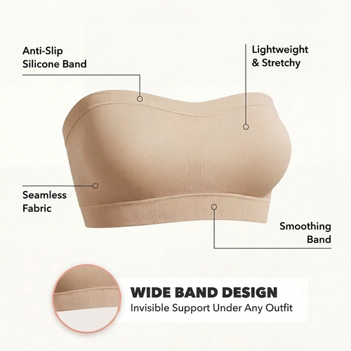STRIVE® Convertible Strapless Bandeau Bra