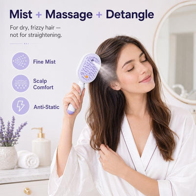 MistFlow™ — The 5-in-1 Hydrating Massage Brush