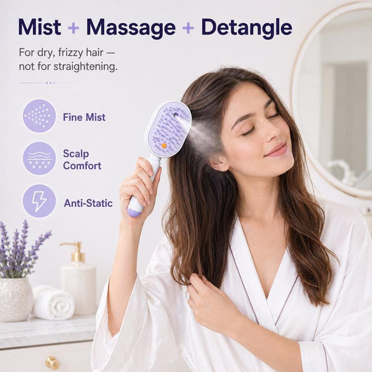 MistFlow™ — The 5-in-1 Hydrating Massage Brush