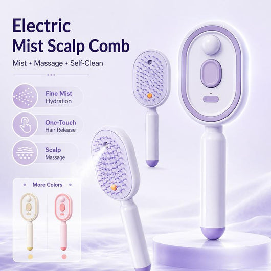 MistFlow™ — The 5-in-1 Hydrating Massage Brush