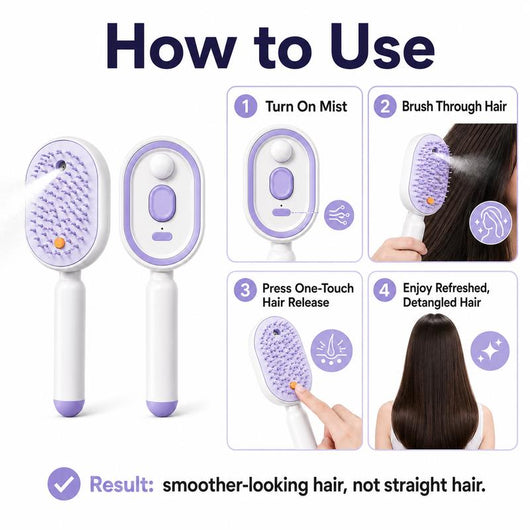 MistFlow™ — The 5-in-1 Hydrating Massage Brush
